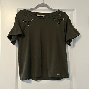 Michael Kors Green Dress Shirt M